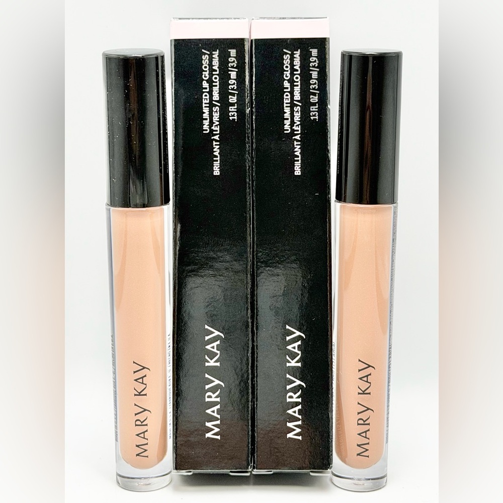 Mary Kay Unlimited Lip Gloss - Soft Nude - .13 fl. oz. (2 Pack)